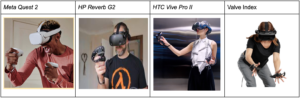 VR Headset Examples