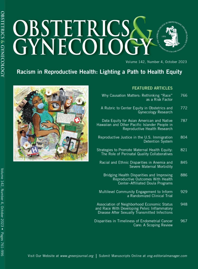 Journal of Obstetrics and Gynecology cover