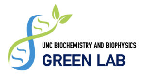 Green lab badge