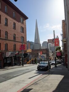 Chinatown and the Transamerica Pyramid building