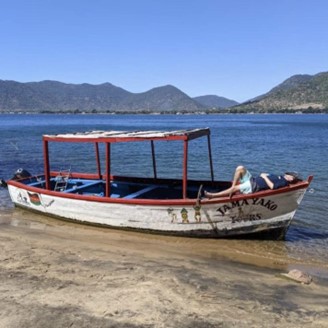 Relaxing during a weekend trip to Cape Maclear (Lake Malawi)