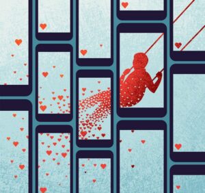 editorial_illustration_grieving_on_mobile