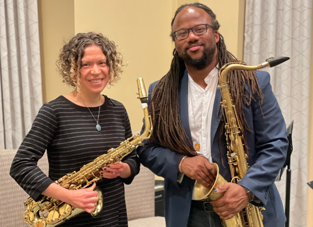 Heidi Radtke and Rahsaan Barber