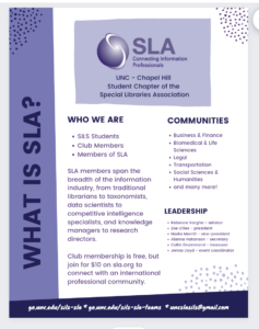 This is a one-pager answering what SLA stands for and why students should get involved.