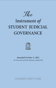 Thumbnail and Link to Instrument of Student Judicial Government